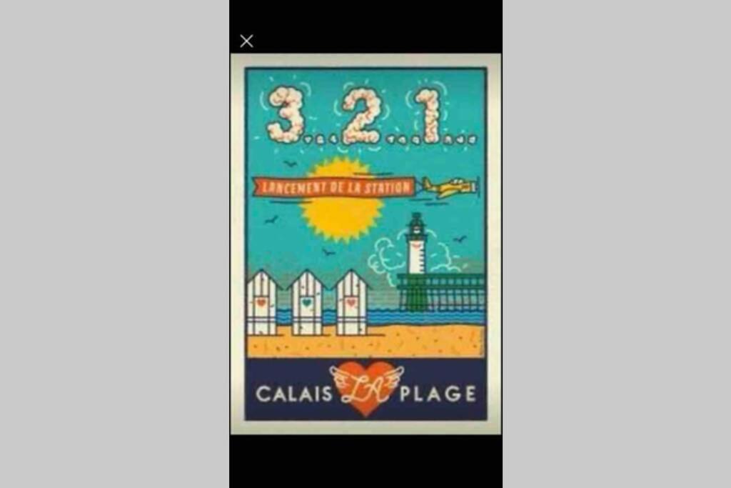 La Plage Superbe Studio Refait A Neuf Calais Luaran gambar